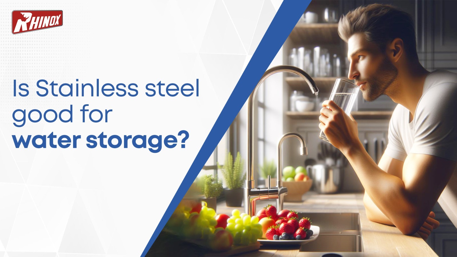 Is Stainless steel good for water storage?